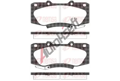 REMSA Sada brzdovch destiek RMS 1468.04, 1468.04