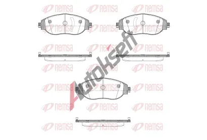 REMSA Sada brzdovch destiek RMS 1470.10, 1470.10