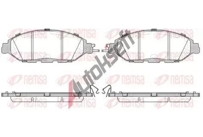 REMSA Sada brzdov�ch desti�ek RMS 1518.15, 1518.15