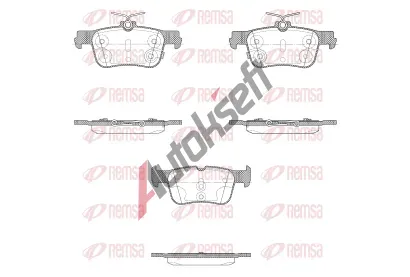 REMSA Sada brzdov�ch desti�ek RMS 1551.28, 1551.28