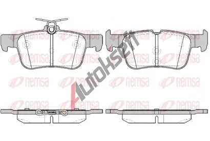 REMSA Sada brzdovch destiek RMS 1551.42, 1551.42
