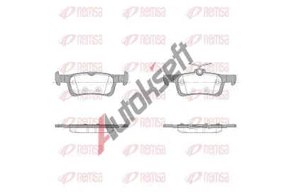 REMSA Sada brzdov�ch desti�ek RMS 1563.30, 1563.30