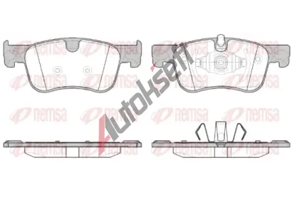 REMSA Sada brzdovch destiek RMS 1580.00, 1580.00