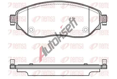 REMSA Sada brzdových destiček RMS 1617.08, 1617.08  REMSA Sada brzdových destiček RMS 1617.08, 1617.08