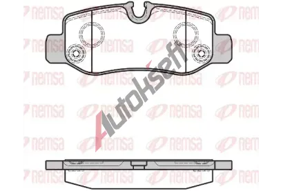 REMSA Sada brzdovch destiek RMS 1624.00, 1624.00