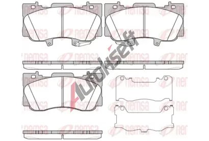 REMSA Sada brzdov�ch desti�ek RMS 1685.02, 1685.02