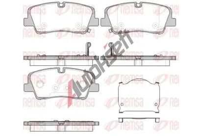 REMSA Sada brzdov�ch desti�ek RMS 1687.00, 1687.00