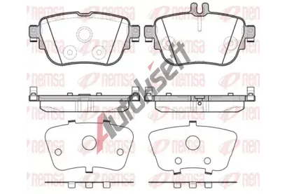 REMSA Sada brzdovch destiek RMS 1699.00, 1699.00