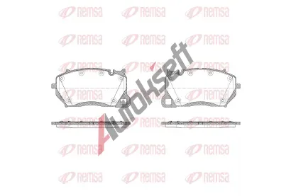 REMSA Sada brzdovch destiek RMS 1743.20, 1743.20