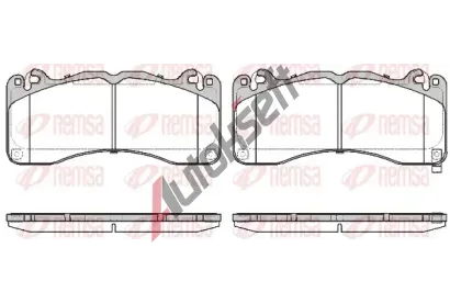 REMSA Sada brzdových destiček RMS 1749.02, 1749.02 REMSA Sada brzdových destiček RMS 1749.02, 1749.02