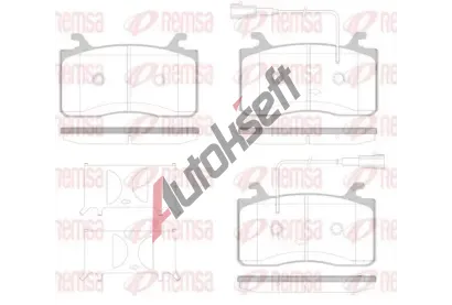 REMSA Sada brzdovch destiek RMS 1759.12, 1759.12