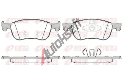 REMSA Sada brzdových destiček RMS 1776.00, 1776.00 REMSA Sada brzdových destiček RMS 1776.00, 1776.00