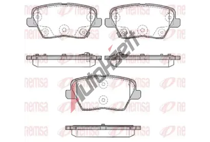 REMSA Sada brzdovch destiek RMS 1784.02, 1784.02