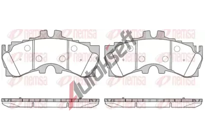 REMSA Sada brzdov�ch desti�ek RMS 1789.00, 1789.00