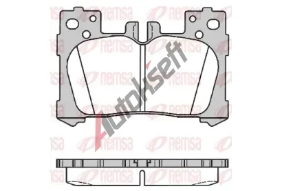 REMSA Sada brzdov�ch desti�ek RMS 1791.00, 1791.00