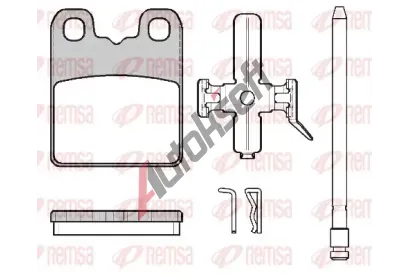 REMSA Sada brzdových destiček RMS 1797.00, 1797.00 REMSA Sada brzdových destiček RMS 1797.00, 1797.00