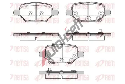 REMSA Sada brzdov�ch desti�ek RMS 1810.02, 1810.02