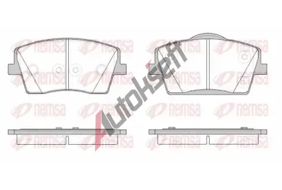 REMSA Sada brzdov�ch desti�ek RMS 1823.00, 1823.00