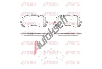 REMSA Sada brzdov�ch desti�ek RMS 1865.00, 1865.00