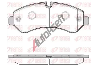 REMSA Sada brzdovch destiek RMS 1866.00, 1866.00