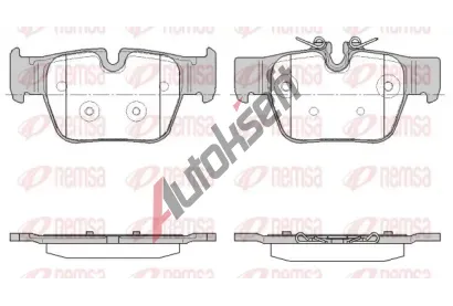 REMSA Sada brzdov�ch desti�ek RMS 1868.00, 1868.00