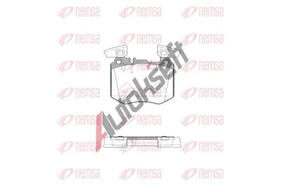 REMSA Sada brzdov�ch desti�ek RMS 1883.00, 1883.00