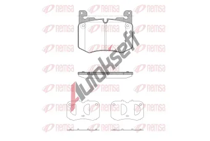 REMSA Sada brzdov�ch desti�ek RMS 1896.00, 1896.00