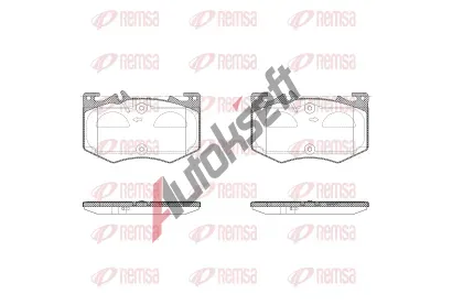 REMSA Sada brzdov�ch desti�ek RMS 1907.00, 1907.00