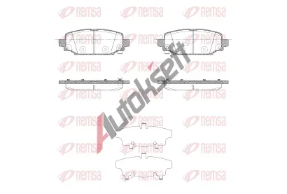 REMSA Sada brzdovch destiek RMS 1909.04, 1909.04