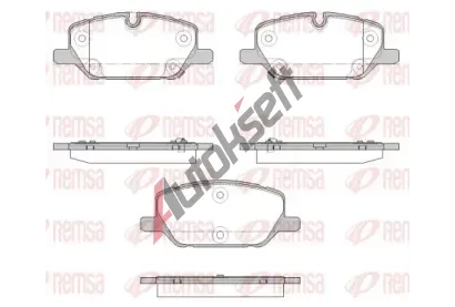 REMSA Sada brzdovch destiek RMS 1926.12, 1926.12