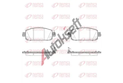 REMSA Sada brzdov�ch desti�ek RMS 1930.04, 1930.04