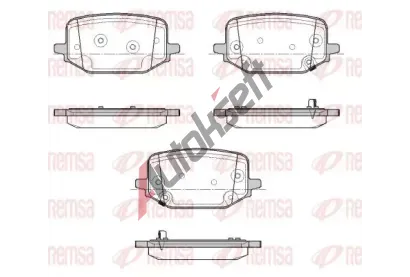 REMSA Sada brzdov�ch desti�ek RMS 1933.02, 1933.02