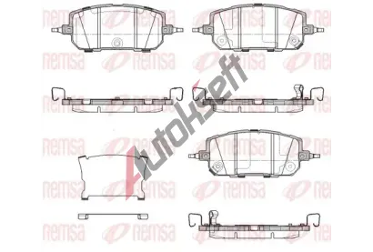 REMSA Sada brzdov�ch desti�ek RMS 1960.02, 1960.02