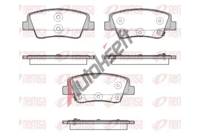 REMSA Sada brzdov�ch desti�ek RMS 1980.02, 1980.02