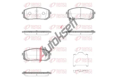 REMSA Sada brzdov�ch desti�ek RMS 1998.02, 1998.02