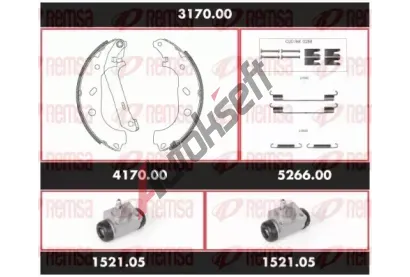 REMSA Souprava bubnovch brzd Precision Kit RMS 3170.00, 3170.00