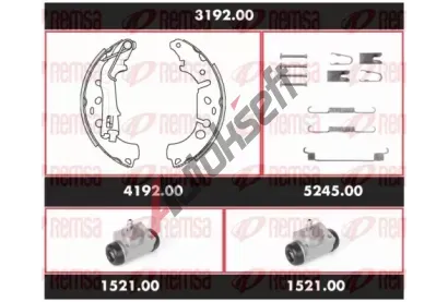 REMSA Souprava bubnovch brzd Precision Kit RMS 3192.00, 3192.00