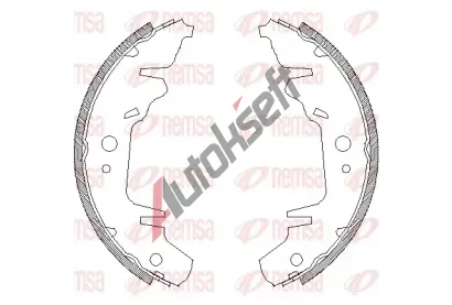 REMSA Brzdové pakny RMS 4020.00, 4020.00 REMSA Brzdové pakny RMS 4020.00, 4020.00