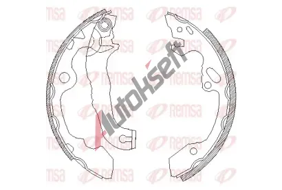 REMSA Brzdov pakny RMS 4040.00, RE 4040.00