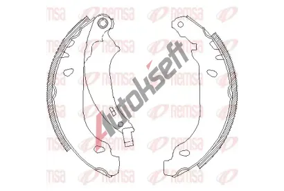 REMSA Brzdov� pakny RMS 4076.00, RE 4076.00