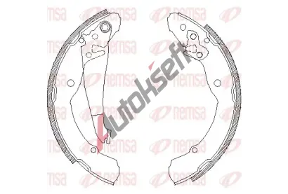 REMSA Brzdov pakny RMS 4082.00, RE 4082.00