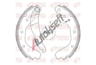 REMSA Brzdov� pakny RMS 4088.00, 4088.00