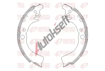REMSA Brzdov pakny RMS 4102.00, 4102.00