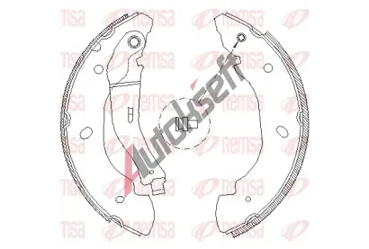 REMSA Brzdov pakny RMS 4107.00, RE 4107.00