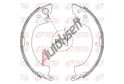 REMSA Brzdov pakny RMS 4122.00, RE 4122.00