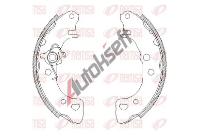 REMSA Brzdov� pakny RMS 4126.00, RE 4126.00