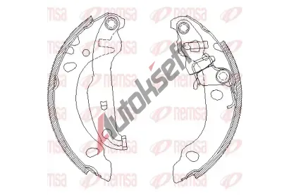 REMSA Brzdov pakny RMS 4138.00, RE 4138.00