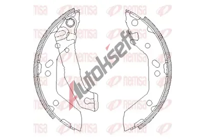 REMSA Brzdov� pakny RMS 4140.00, RE 4140.00