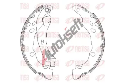 REMSA Brzdov� pakny RMS 4152.00, RE 4152.00