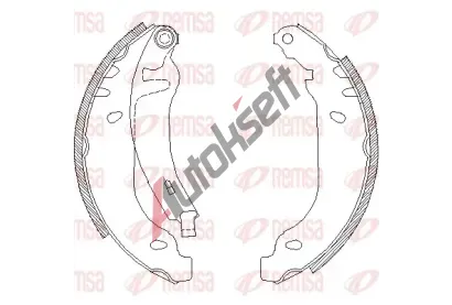REMSA Brzdové pakny RMS 4169.02, RE 4169.02 REMSA Brzdové pakny RMS 4169.02, RE 4169.02